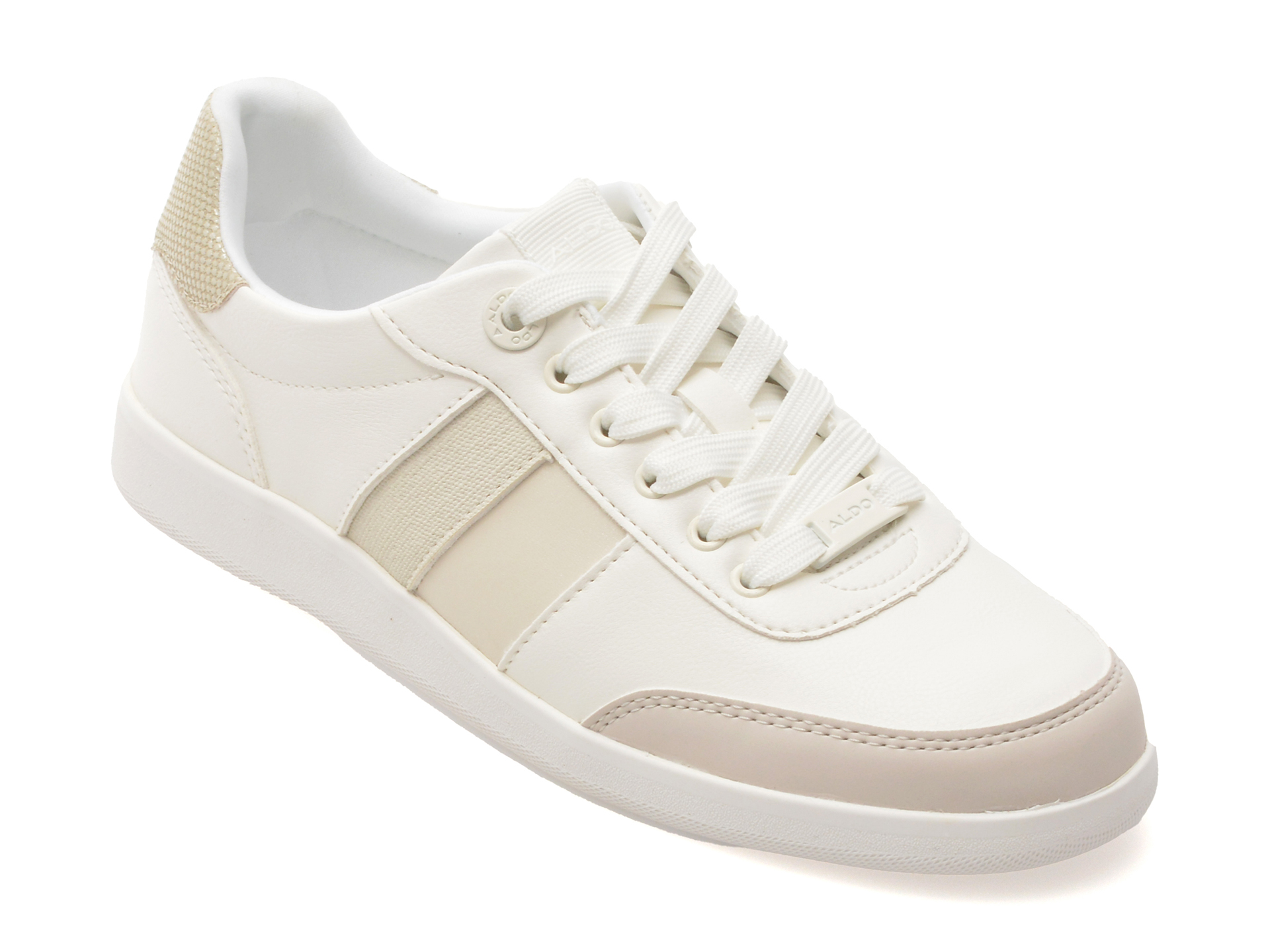 Pantofi sport ALDO albi, HESTIA 100, din piele ecologica