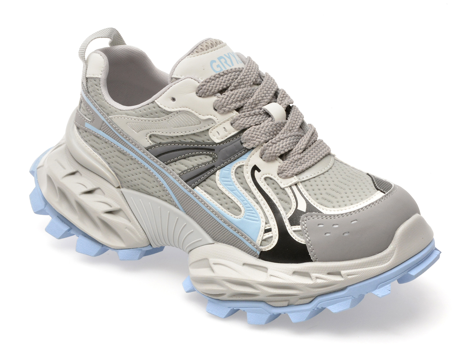 Pantofi sport GRYXX albastri, 8859, din piele naturala