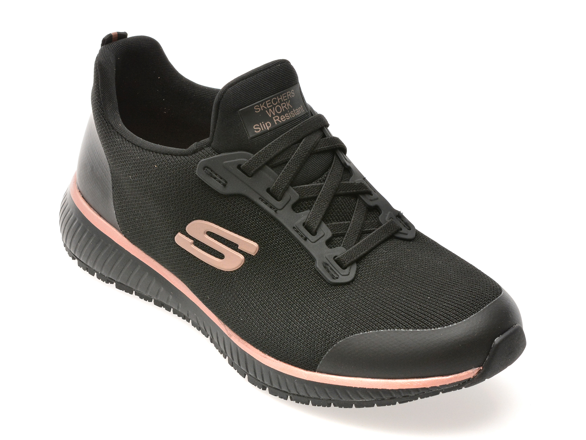 30Pantofi sport SKECHERS negri, SQUAD SR, din material textil