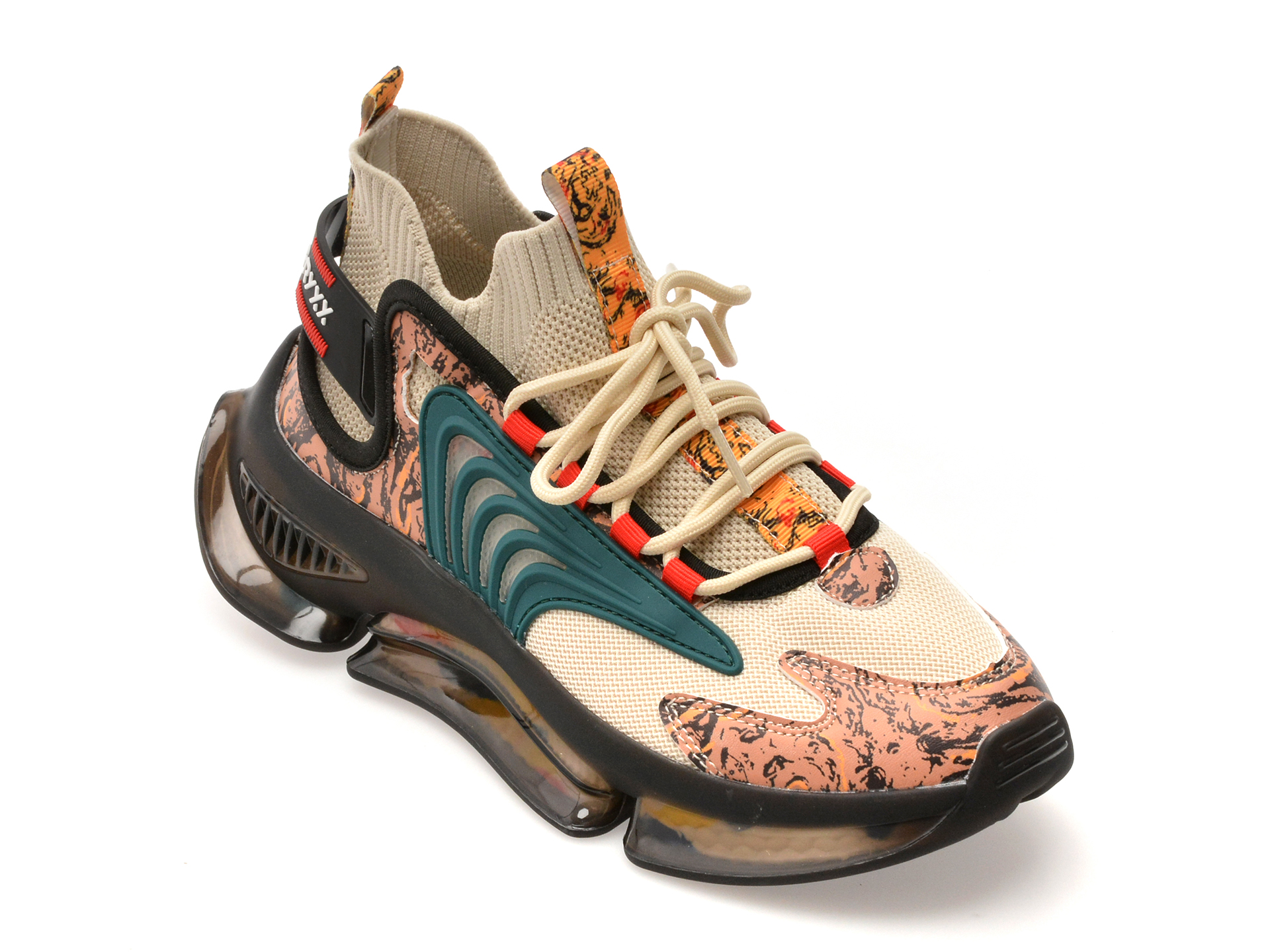Pantofi sport GRYXX bej, 21016, din material textil