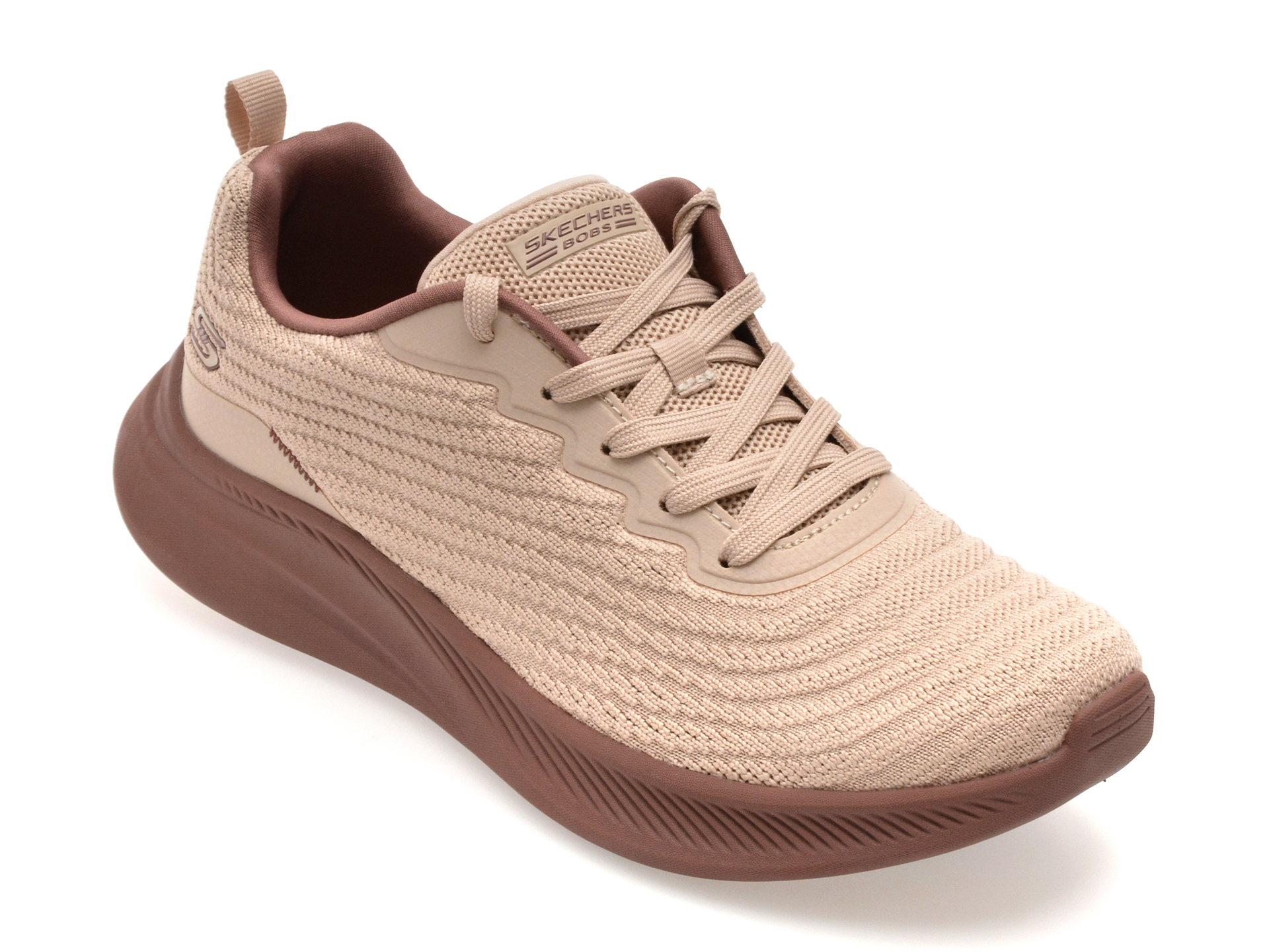 Pantofi sport SKECHERS nude, 117731, din material textil