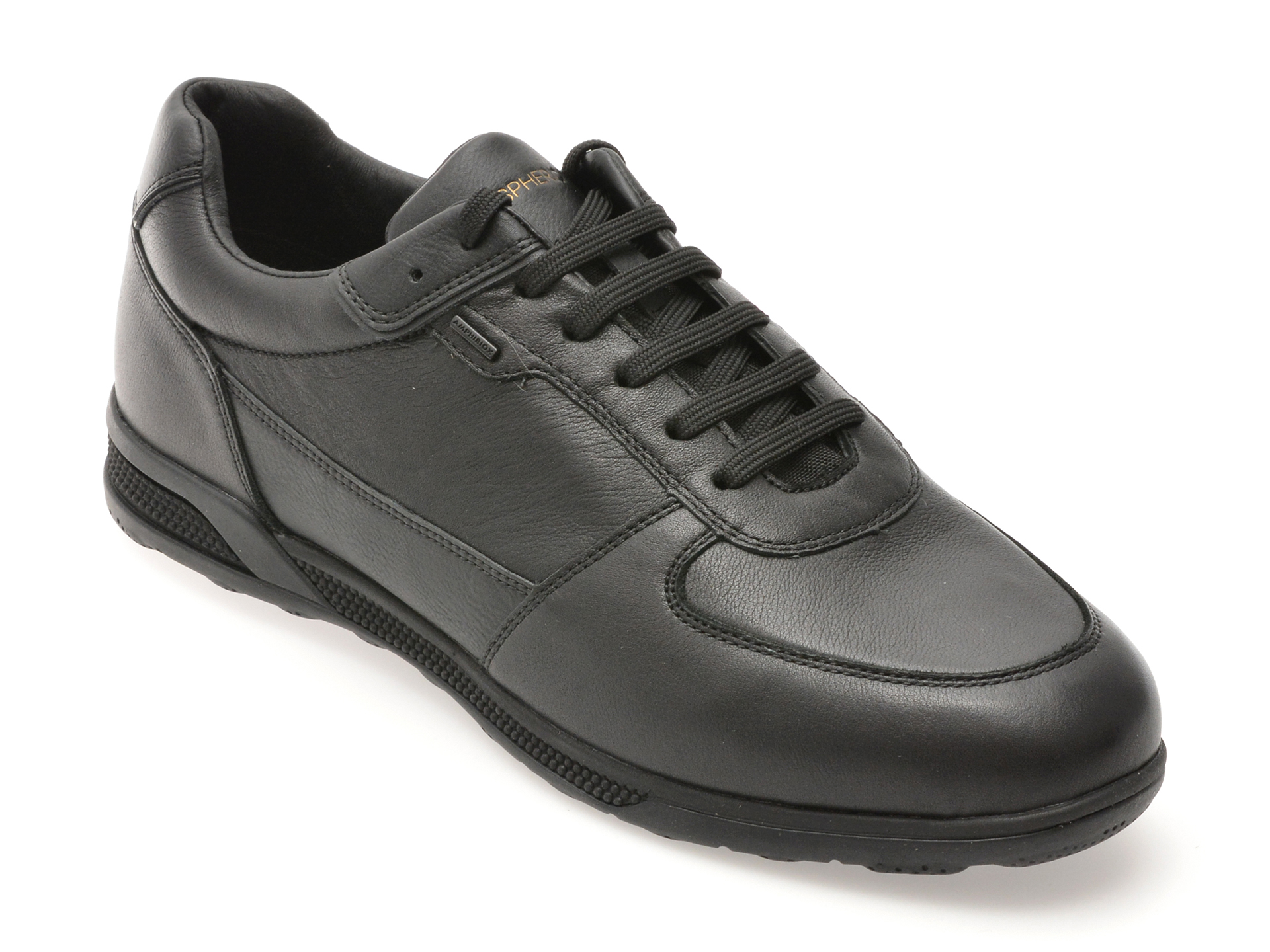 Pantofi sport GEOX negri, U56MTB, din piele naturala