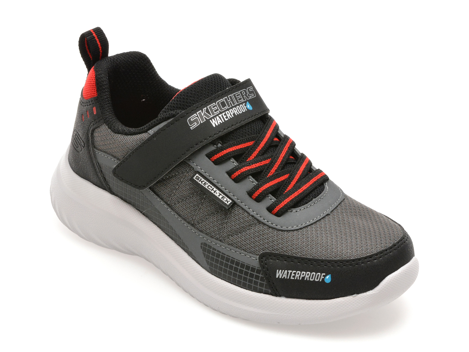 Pantofi sport SKECHERS negri, 406341L, din material textil