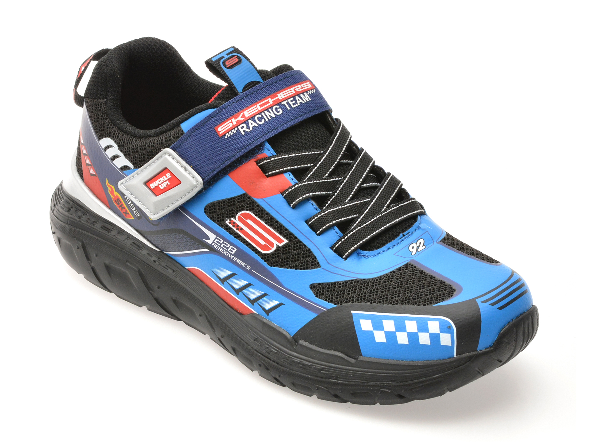 Pantofi sport SKECHERS albastri, 402303L, din material textil