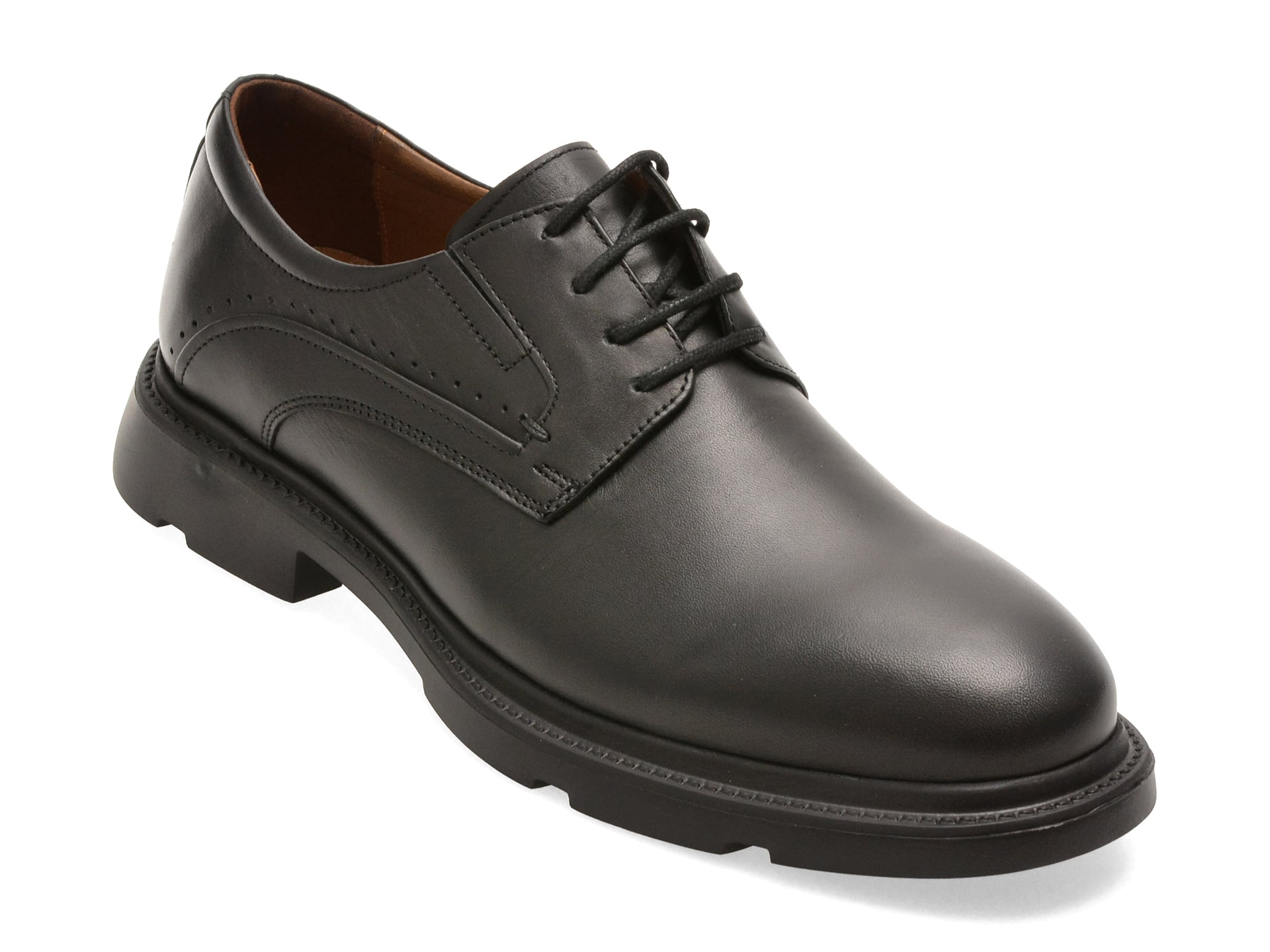 Pantofi eleganti BITE THE BULLET negri, RM102, din piele naturala