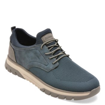 Pantofi sport RIEKER bleumarin, B9352, din material textil