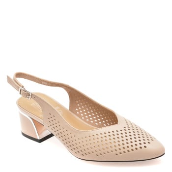 Pantofi eleganti FLAVIA PASSINI bej, JH56, din piele naturala