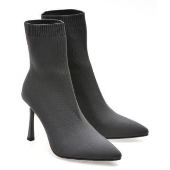 Botine elegante FLAVIA PASSINI gri, AC5831, din material textil