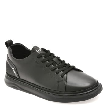 Pantofi sport EPICA negri, 8161, din piele naturala