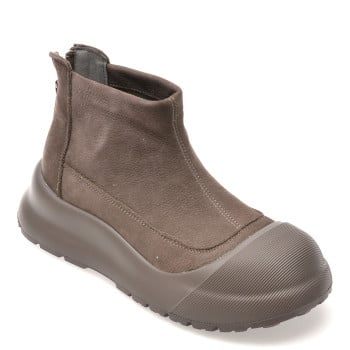 Ghete GRYXX gri, 15112, din piele naturala