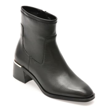 Ghete ALDO negre, MERAENDAR 001, din piele naturala