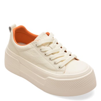 Pantofi sport FLAVIA PASSINI albi, 8539, din piele naturala