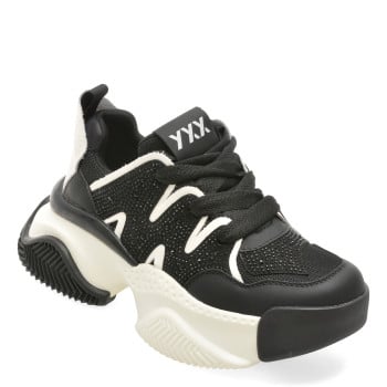 Pantofi sport GRYXX negri, 230918, din piele naturala