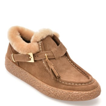 Ghete EPICA gri, 1181561, din piele intoarsa