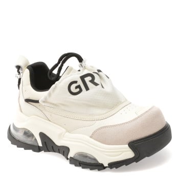 Pantofi sport GRYXX albi, 2065, din piele naturala