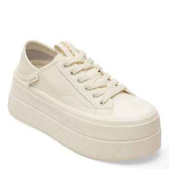 Pantofi sport GRYXX albi, 61627, din piele naturala