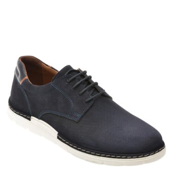 Pantofi OTTER bleumarin, E1971, din nabuc