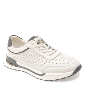 Pantofi sport GRYXX albi, 63102, din piele naturala
