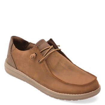 Mocasini SKECHERS maro, MELSON, din nabuc