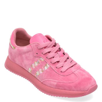 Pantofi sport EPICA fucsia, 615908, din nabuc