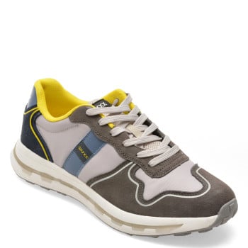 Pantofi sport GRYXX gri, 30160, din material textil si piele naturala