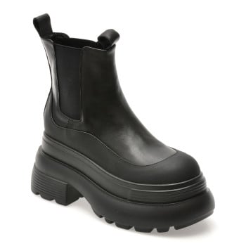 Ghete GRYXX negre, 598, din piele naturala