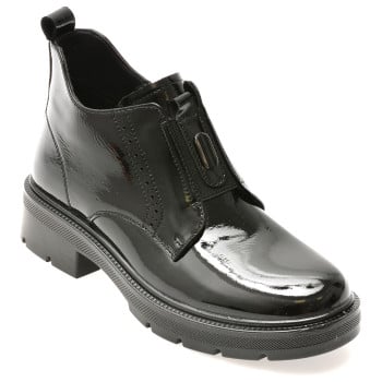 Ghete GRYXX negre, 2404311, din piele naturala lacuita