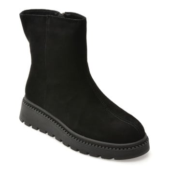 Ghete FLAVIA PASSINI negre, 7312, din piele intoarsa