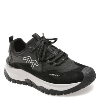 Pantofi sport GRYXX negri, 5901, din piele naturala