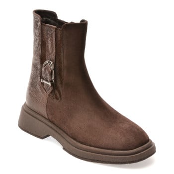 Ghete GRYXX maro, 1364531, din piele intoarsa