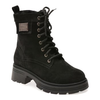 Bocanci GRYXX negri, 6176430, din piele intoarsa