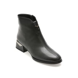 Botine FLAVIA PASSINI negre, DX712A, din piele naturala
