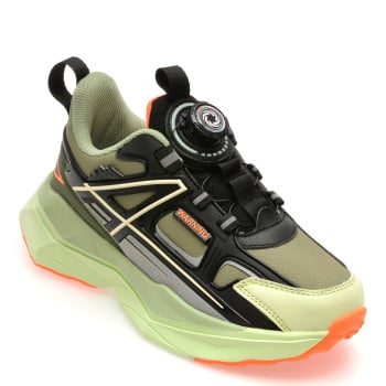 Pantofi sport SELECTION KIDS negri, 8038, din piele ecologica