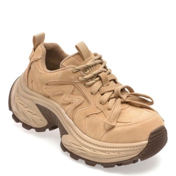 Pantofi sport GRYXX bej, 1899, din piele intoarsa