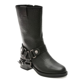 Cizme GRYXX negre, 202721, din piele naturala