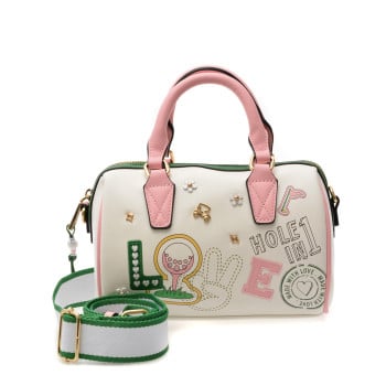 Geanta ALDO alba, FISNEY 116, din piele ecologica