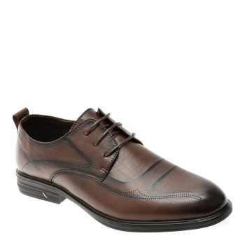 Pantofi eleganti BITE THE BULLET maro, T89625, din piele naturala