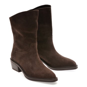 Ciocate elegante EPICA maro, 2881584, din piele intoarsa