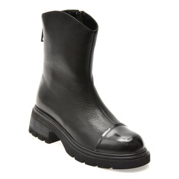 Ghete GRYXX negre, 2157, din piele naturala