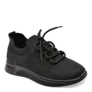 Pantofi sport FLAVIA PASSINI negri, 1006, din material textil