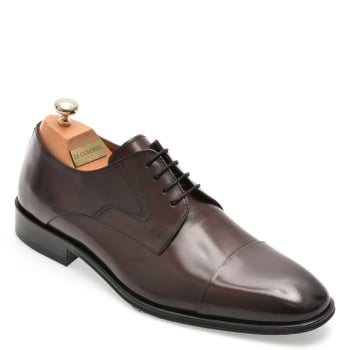 Pantofi eleganti LE COLONEL maro, 48439, din piele naturala