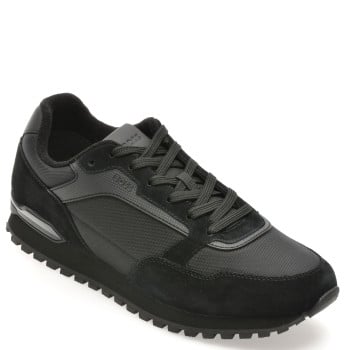 Pantofi sport BOSS negri, 3221, din material textil