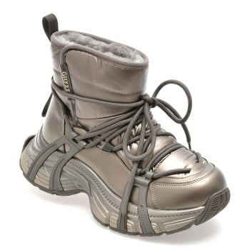 Ghete GRYXX gri, 25810, din material textil