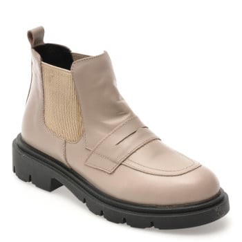 Ghete FLAVIA PASSINI gri, 1002VZN, din piele naturala