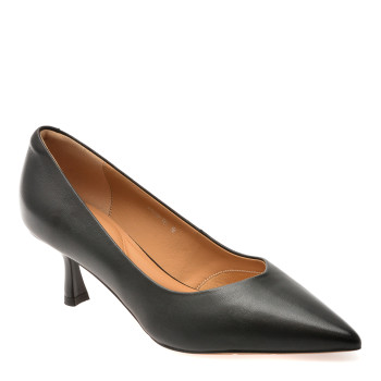 Pantofi eleganti EPICA negri, D05555, din piele naturala