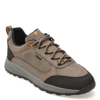 Pantofi sport GEOX gri, U55EZA, din piele ecologica