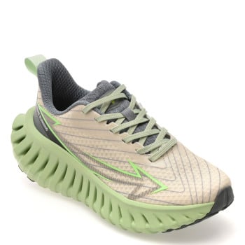 Pantofi NHOT gri, A386, din material textil