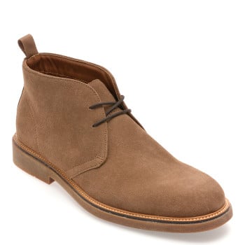 Ghete ALDO maro, JEFREY 204, din piele intoarsa