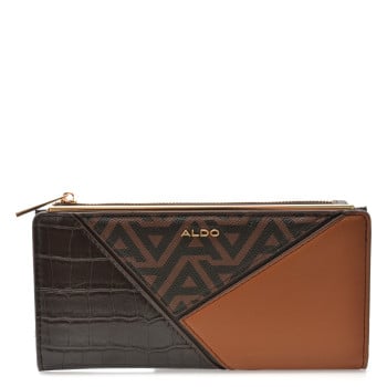 Portofel ALDO maro, ELBAMACLYA 967, din piele ecologica