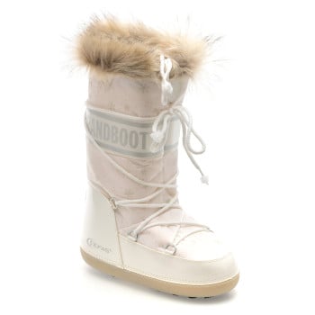 Cizme GRANDBOOT albe, ARTICA HUSKY 05, din material textil